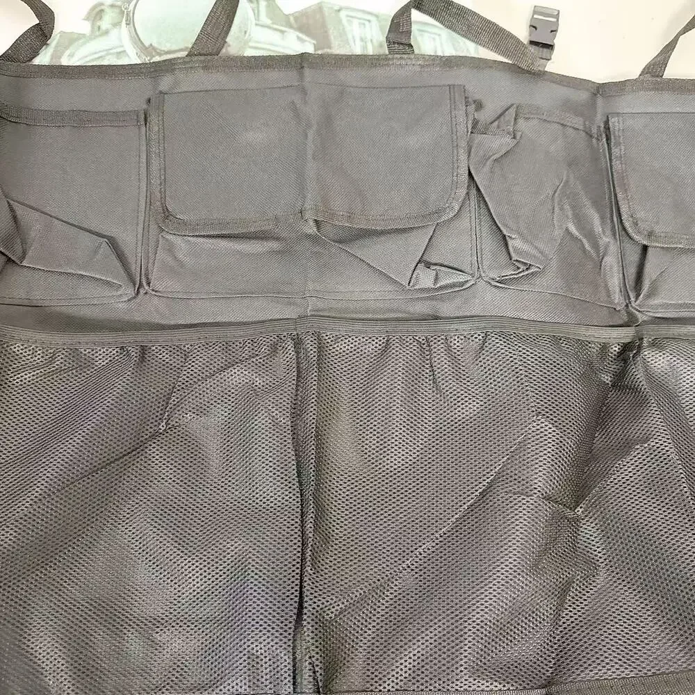 Universal Multi-Pocket Car Rear Seat Storage Bag, Trunk Hanging Organizer